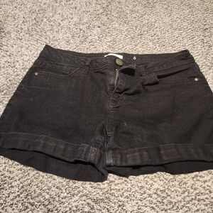 LC Lauren Conrad Black Jean Shorts